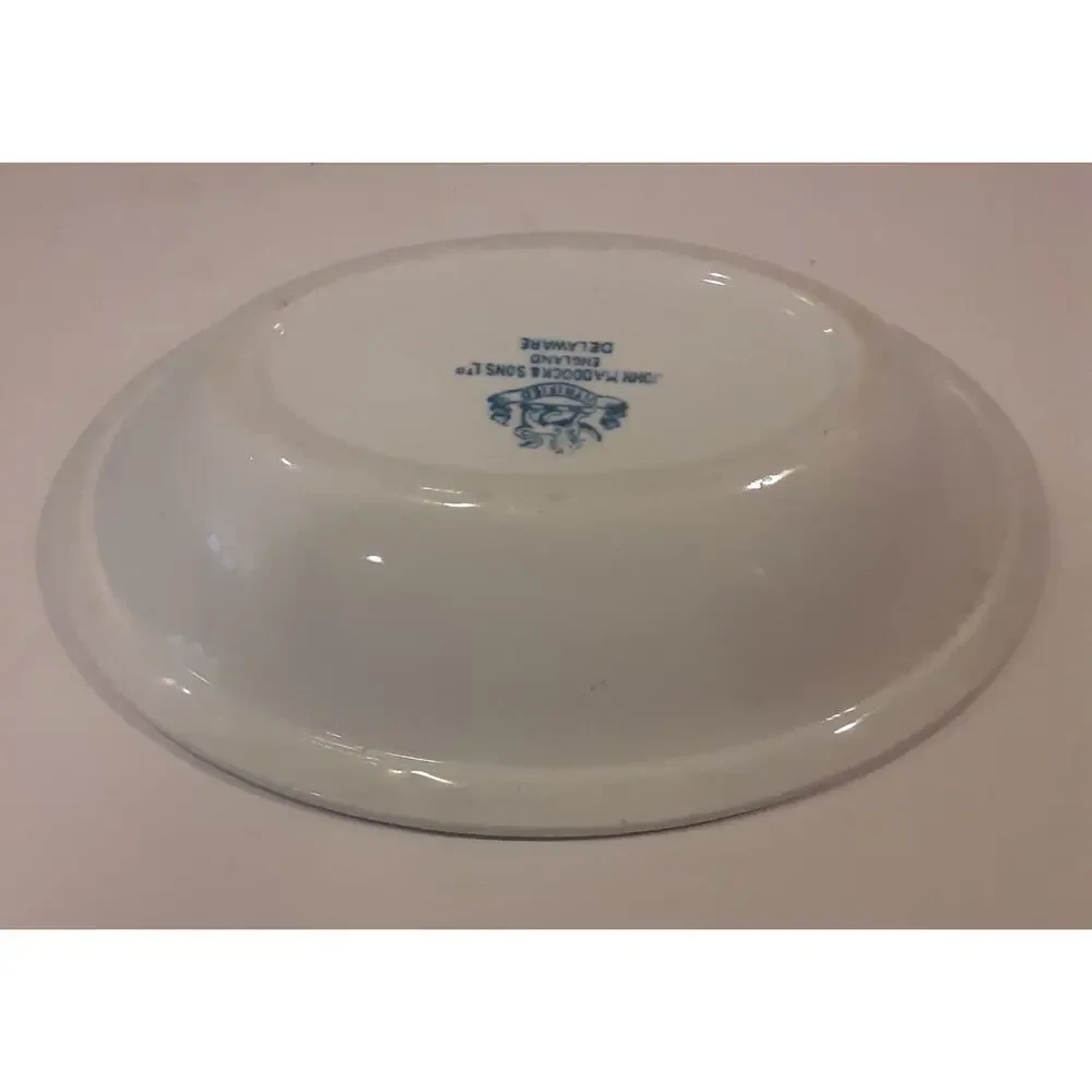 Vintage John Maddock& Sons England Deleware Oval Dish Collectors